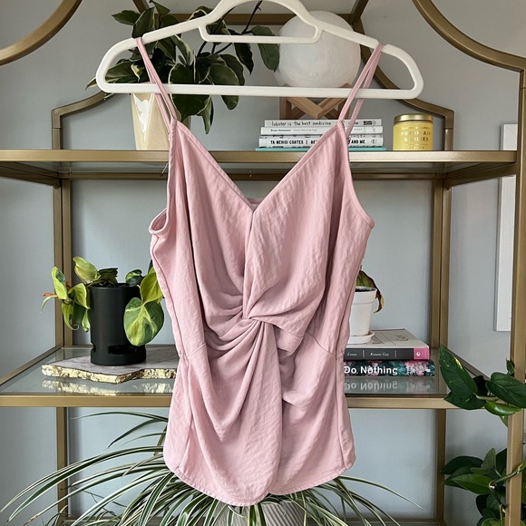 Vici Dusty Rose Twist Tank - Picture 3 of 6